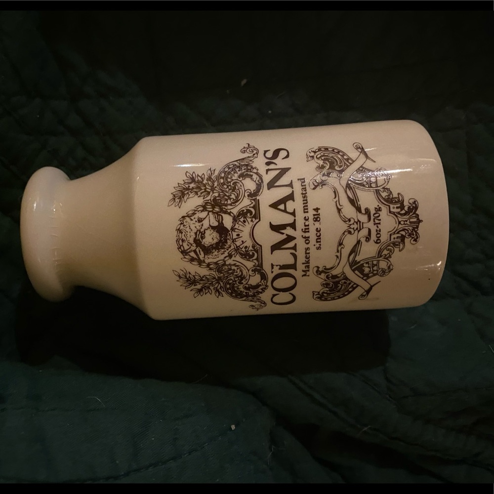 1 Vintage Staffordshire Potteries LTD
IronstoneThe Mustard Shop Stamped England